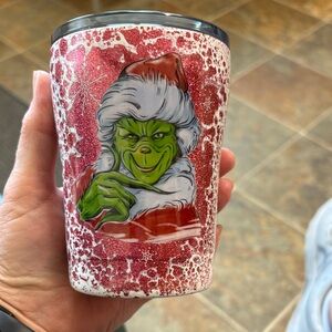 Ozark Trail Red White Grinch Holiday Tumbler
